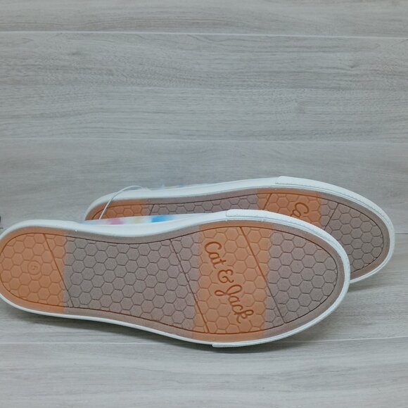 Cat & Jack Big Kids Girls' Lucian Two Zip Casual Sneakers Size 5 - Picture 10 of 10